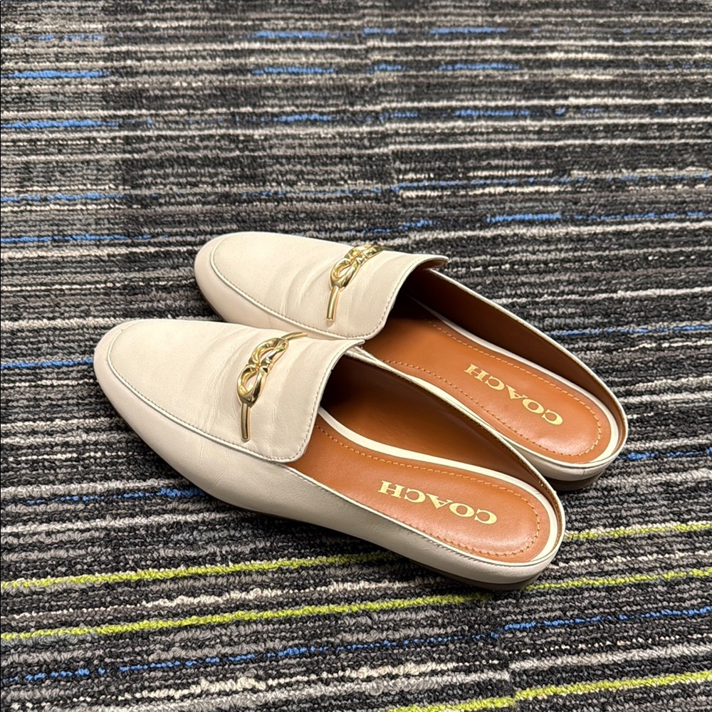 Coach Sienna Slide Loafers - chalk size 5 - Picture 7 of 10